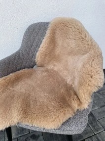 Ovčia kožušina béžová strihaná Kožušina: M- 110x65 cm