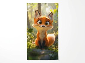 Rýchloschnúca plážová osuška VULPINA farebná 70 x 140 cm, 100% mikrovlákno