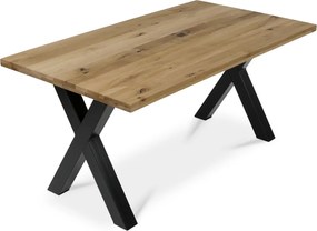Jedálenský stôl z masívu 160 x 90 cm, dub