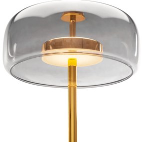 Toolight - podlahová stojaca lampa Reno E27, 300216, zlatá, OSW-09853