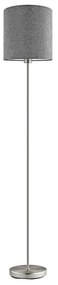 Eglo 96377 - Stojacia lampa PASTERI 1xE27/60W/230V, priemer 28 cm, sivá