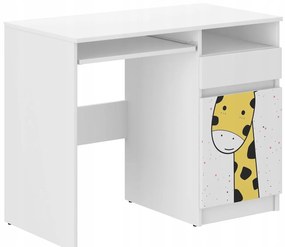 Detský písací stôl s veľkou žirafou 76x50x96 cm