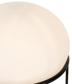 Dizajnová vonkajšia stolová lampa čierna - Jannie