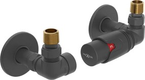 Mexen G00 súprava termostatického posúvača s maskovacím prvkom R, antracit - W903-900-904-66