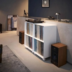 Biely kovový pojazdný regál 40x73x38 cm Tower – YAMAZAKI