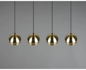 Trio - Luster na lanku FLETCHER 4xE14/40W/230V mosadz