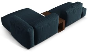 Tmavomodrá modulárna rohová pohovka (pravý roh) Martina – Micadoni Home
