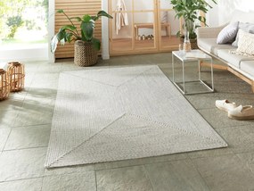 NORTHRUGS - Hanse Home koberce Kusový koberec Braided 105553 Light Melange – na von aj na doma - 120x170 cm