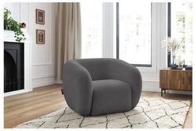 Tmavosivé kreslo Celine – Bobochic Paris