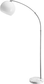 InternetovaZahrada Dizajnová oblúková stojanová lampa s mramorovou základňou - nastaviteľná 190 - 200 cm
