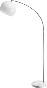 InternetovaZahrada Dizajnová oblúková stojanová lampa s mramorovou základňou - nastaviteľná 190 - 200 cm