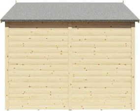 Drevený záhradný domček Konsta Blockhaus LUX 19 mm prírodný 181x239 cm vr. podlahy