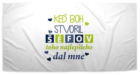 Sablio Uterák Keď Boh stvoril šéfov - 70x140 cm
