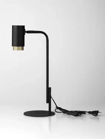 Dizajnová stolová lampa Nessi Čierna