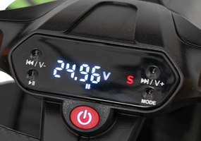 Ramiz Detská motokára na batérie Fast 3 Drift čierna + funkcia driftu + motory 2x150W + LED rádio + pásy