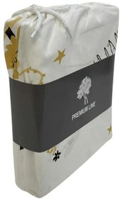 Bavlnené obliečky FROST & GOLD biele Rozmer obliečky: 70 x 90 cm | 140 x 200 cm