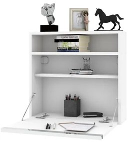 Skladací pracovný stôl OPTIMUM 60x64 cm biela