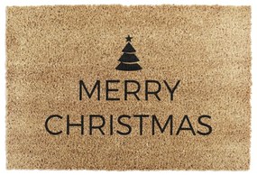 Rohožka s vianočným motívom z kokosového vlákna 40x60 cm Merry Christmas – Artsy Doormats