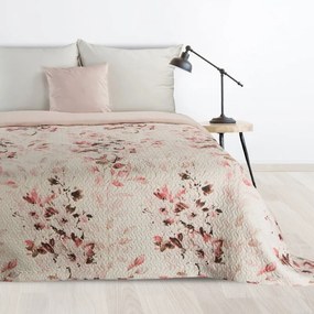 Dekorstudio Moderný prehoz na posteľ POWDERY s potlačou kvetov Rozmer prehozu (šírka x dĺžka): 220x240cm
