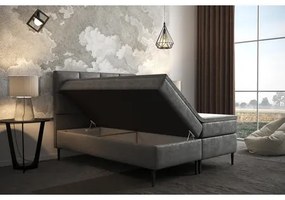 Čalúnená posteľ Aspen 120x200 cm Ľavá Béžová