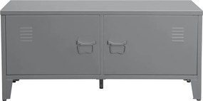 Sivá skrinka na topánky s lavicou Salino – Støraa