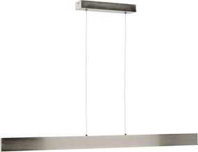 LED závesné svietidlo v striebornej farbe s kovovým tienidlom Boadella – Kave Home