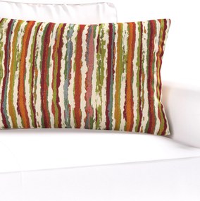 Karin - jednoduchá obliečka, 60x40cm farba produktu viacfarebná látka zapletaná, vzorované