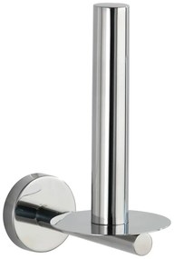 Nástenný držiak na toaletný papier z nehrdzavejúcej ocele v lesklej striebornej farbe Bosio – Wenko