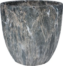 KERAMICKÝ OBAL NA KVETINOVÝ KÔŠ 30,5 x 30,5 x 30,5 CM S EFEKTOM MARMORU *5597