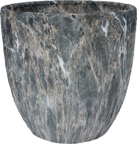 KERAMICKÝ OBAL NA KVETINOVÝ KÔŠ 30,5 x 30,5 x 30,5 CM S EFEKTOM MARMORU *5597