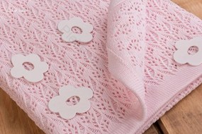 Pletená deka Miss - ružová