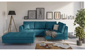 Tyrkysovomodrá podnožka Ariella – Ropez