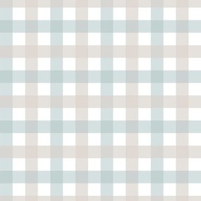 Tapeta kostkovaná modrá malá 280x100 cm