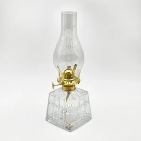 BRILAGI - Petrolejová lampa MERLIN číra/zlatá