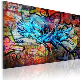 Artgeist Obraz - Anonymous graffiti Veľkosť: 120x80, Verzia: Standard