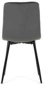 Súprava jedálenských stoličiek CT-281 GREY4, 4 ks