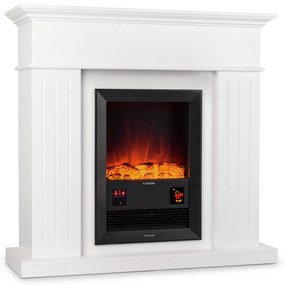 Klarstein Chamonix, elektrický krb, ventilátor, 2000 W, týždenný časovač, diaľkové ovládanie, biely