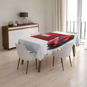 Sablio Obrus Ferrari Talianska vlajka na červenom bloku - 130x170 cm