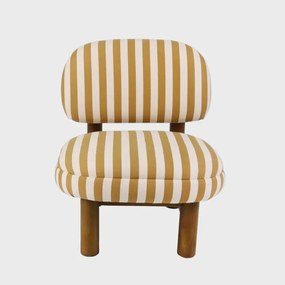 Kreslo LUMEN béžové / biele 741098