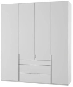 Skříň Moritz  - 180x236x58 cm (bílá)