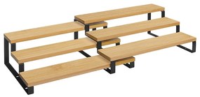 3-poschodový nastaviteľný stojan na koreniny