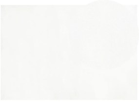 Koberec z umelej zajačej kožušiny 160 x 230 cm biely MIRPUR Beliani