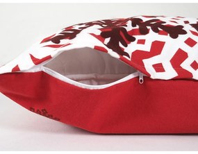 B.E.S. Petrovice Flanelové obliečky Červená zimná rozprávka, 140 x 200 cm, 70 x 90 cm