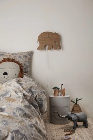 ferm LIVING Prútený košík s vekom Pear