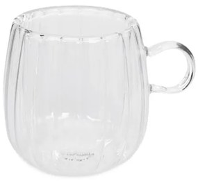 Sada dvoch pohárov CEMBRA GROOVE priesvitné 732577 250 ml (2 ks)