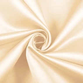 Biante Saténový obdĺžnikový obrus polyesterový Satén LUX-057 Béžový 140x160 cm
