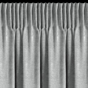 ZÁVES NA PÁSKE NILO 140X270 CM SIVÁ