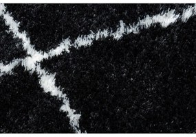 Kusový koberec shaggy Flan antracitový 120x170cm