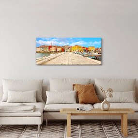 Obraz - Staré istrijské mesto v Poreči, Chorvátsko (120x50 cm)