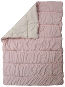 Celoročná prešívaná prikrývka 140x200 cm z dutého vlákna, ružová